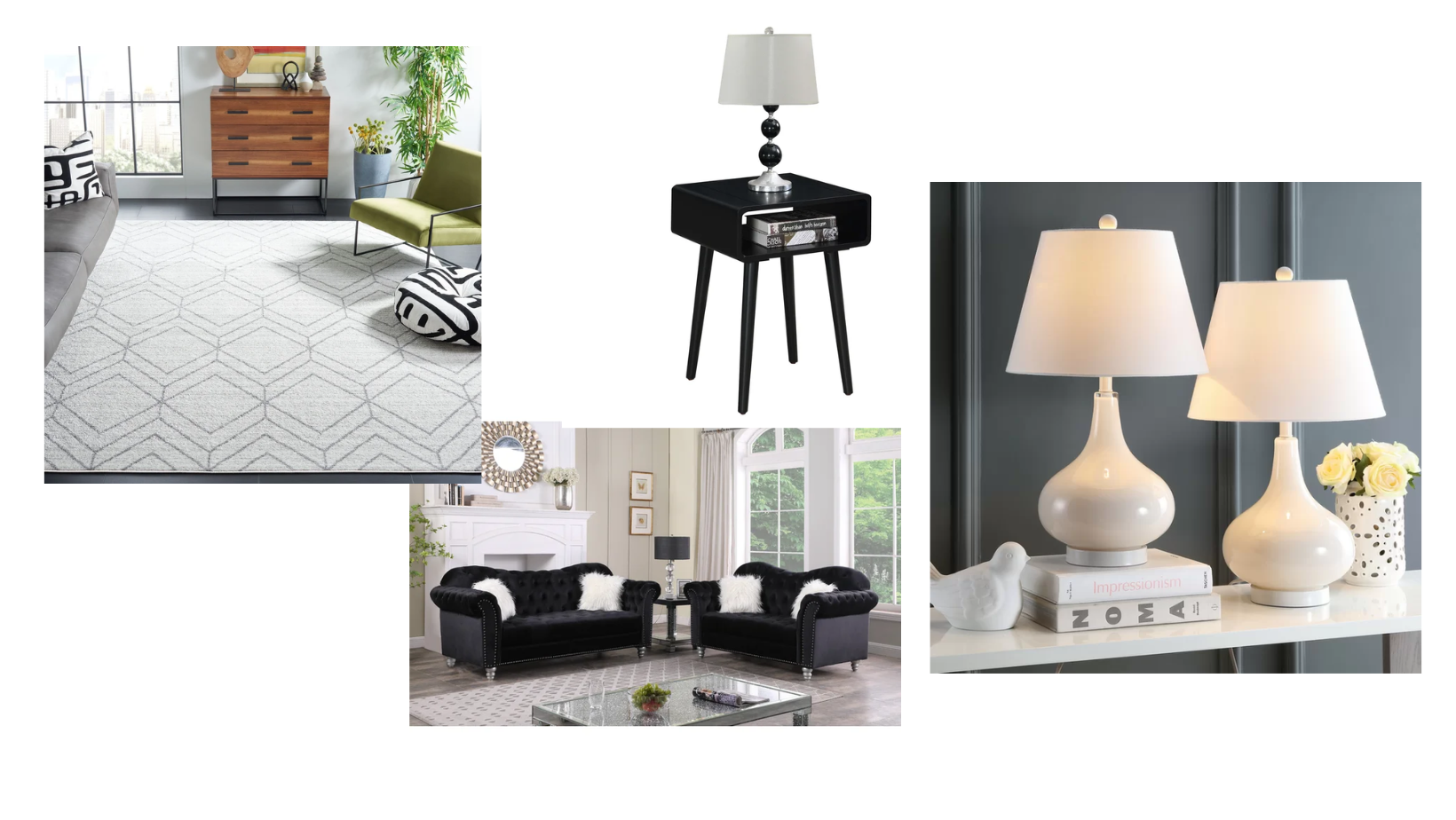 Grey Black Lounge Ideas